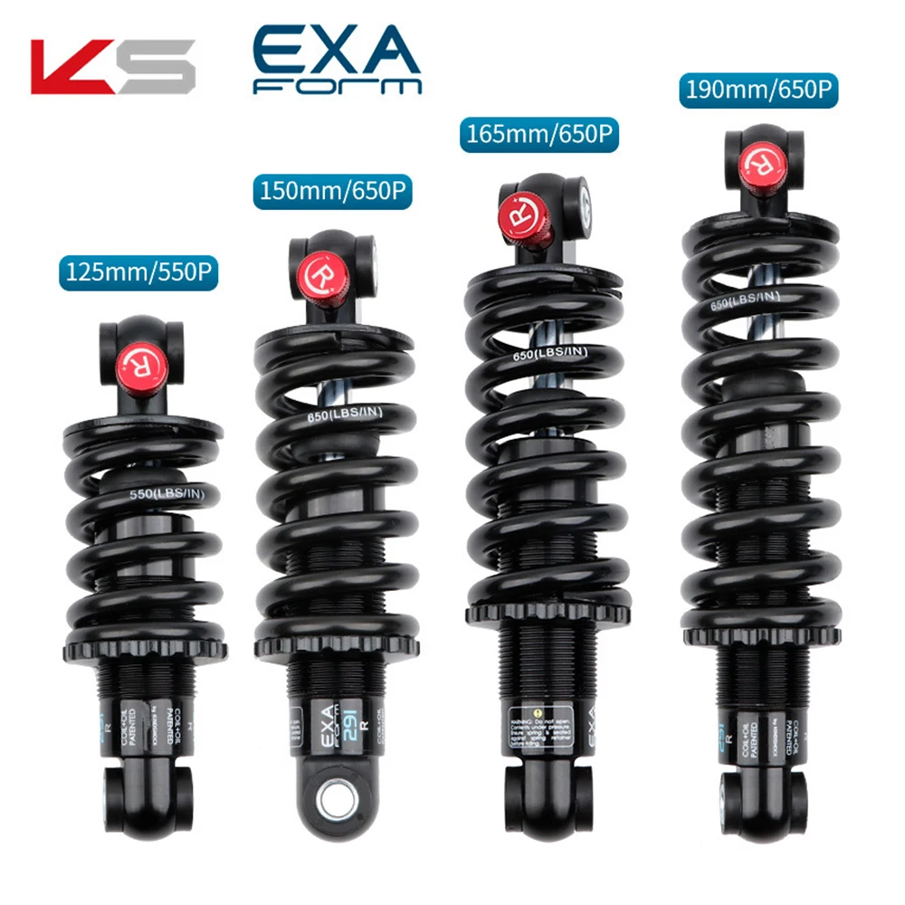 

KS EXA 291R Bicycle Rear Shock Absorber Lithium Electric Bicycle 125/150/165/190mm For MTB Electric Scooter Motocycles Parts