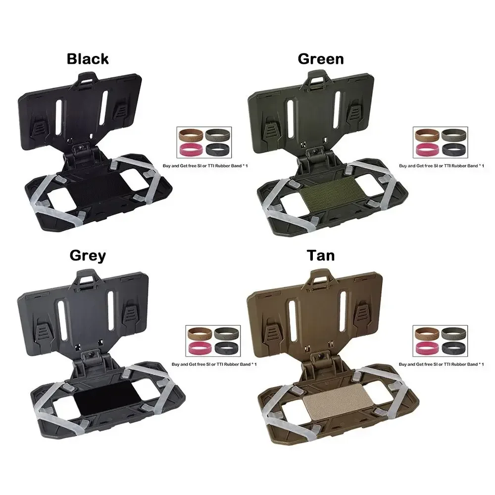 

PA/Nylon MOLLE Navigation Board MOLLE System Foldable Mobile Phones Navigator Holder Hunting Vest Navigation Board