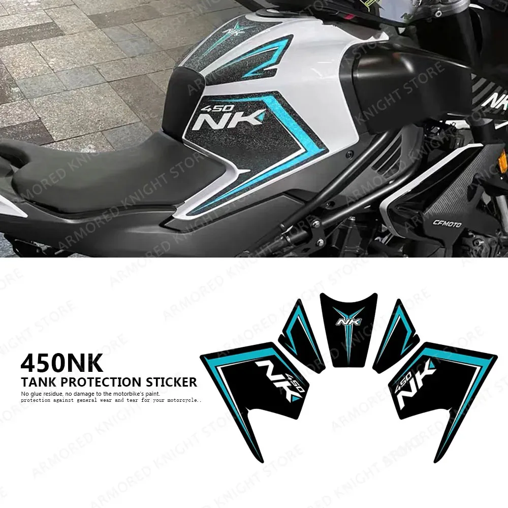 

For CFMOTO NK 450 450NK Motorcycle Fuel Tank Sticker Protective Sticker Decorative NK450 Frosted Matte Fuel Tank Decal