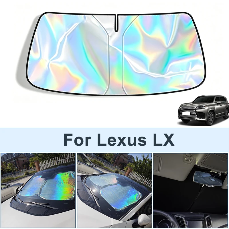 

Foldable Front Windshield Sun Shade For Lexus LX UV Reflective Sun Protection Cover Car Interior Accessories