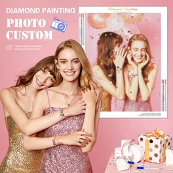 SDOYUNO-pintura de diamante 5D DIY, foto personalizada, taladro redondo completo, bordado de diamantes, mosaico de arte, Kits de punto de cruz, decoración del hogar