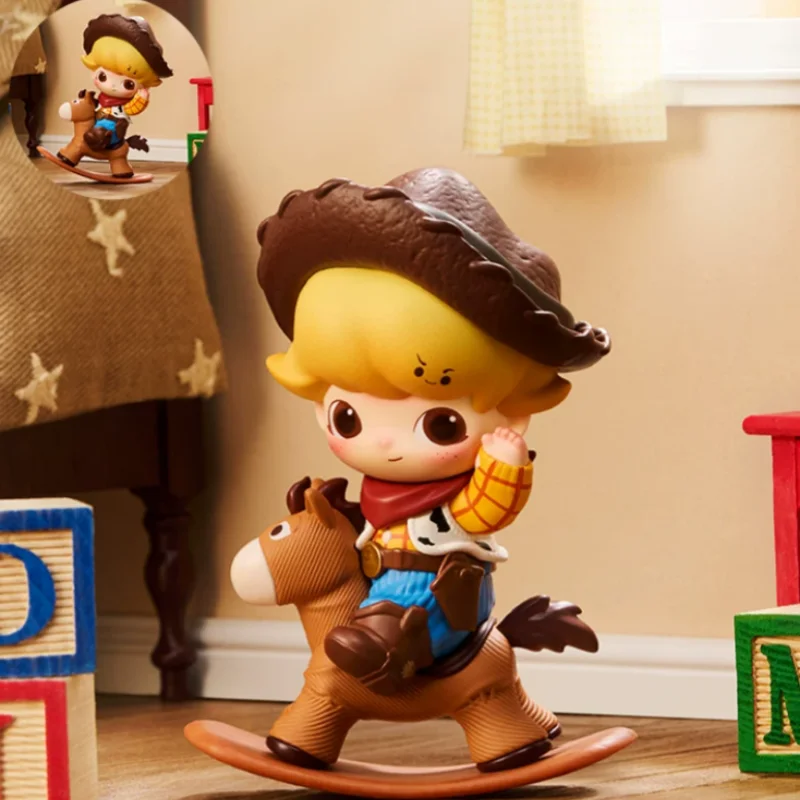 POPMART DIMOO WORLD PIXAR Series Blind Box Toys Kawaii Anime Action Figure Surprise Mystery Box Dolls Gift image 3