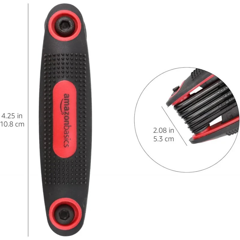 25 قطعة سداسية قابلة للطي، 3 مفتاح ربط على شكل حرف L SAE لإصلاح المنزل والسيارة والدراجة (3) #2