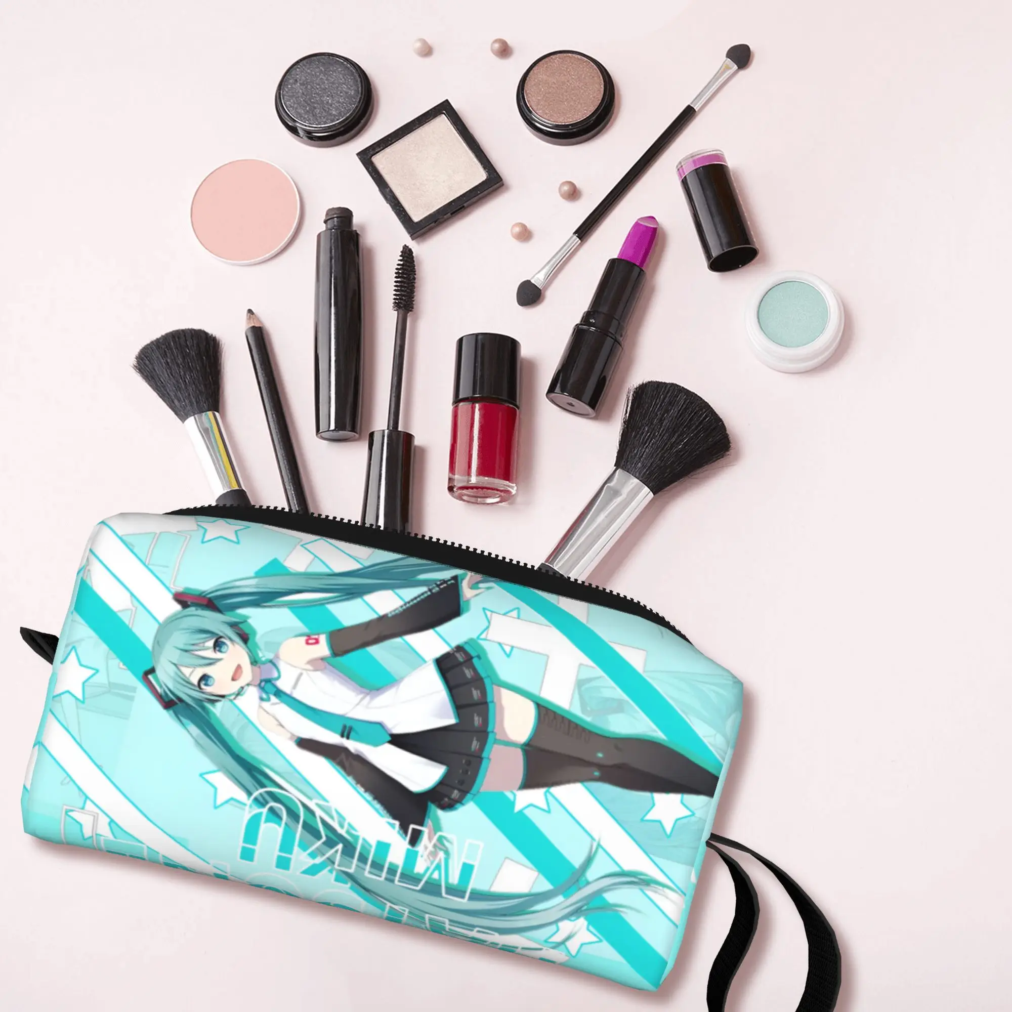 bolsa-de-higiene-pessoal-personalizada-h-hatsunes-para-mulheres-organizador-de-maquiagem-vocaloid-mikus-estojo-de-beleza-para-mulheres