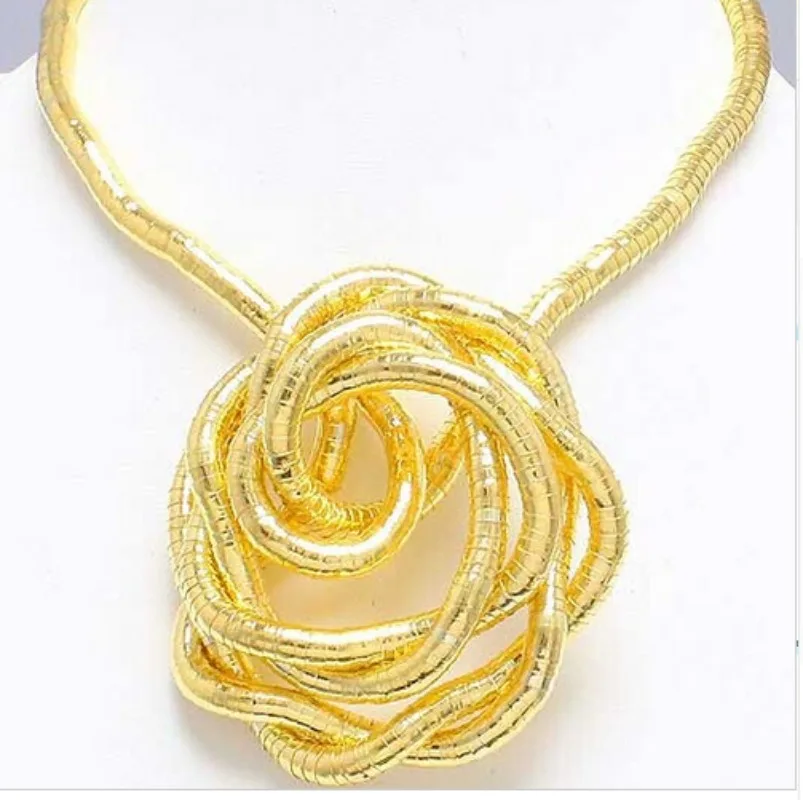 Retro Alloy Bendable Snake Necklace Silver Color Gold Color Flexible Punk Twistable Bracelet Women Girls Creative Jewelry Gifts
