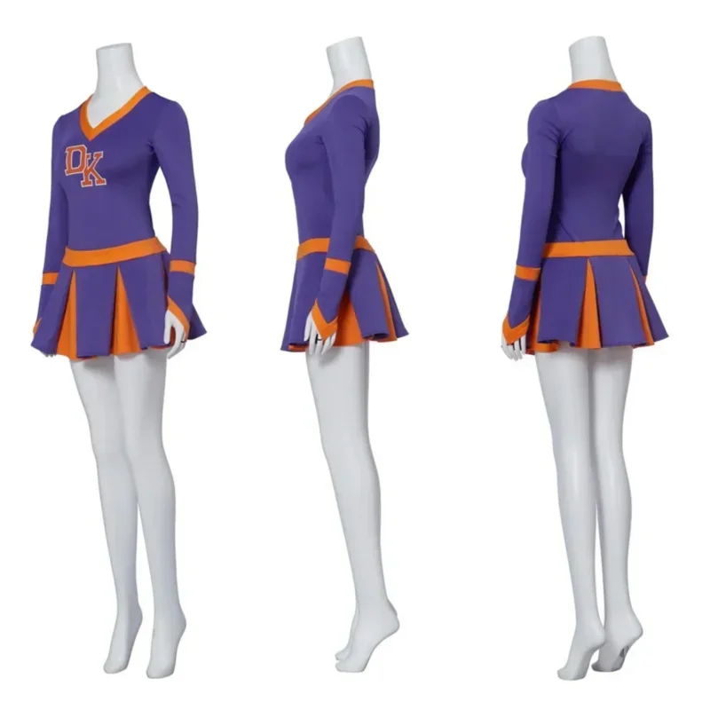 Jennifer Check Cosplay Cheerleader Costume Girl Sports Stage Suit Jennifer's Body Cheer Costumes Top Skirt Outfit