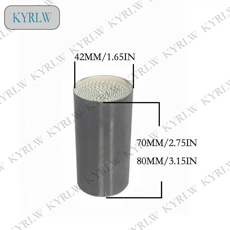 オートバイ排気システム-42-70-80mm-euro3-4-5-6-触媒コンバーター-金属ハニカム基材-オートバイ触媒