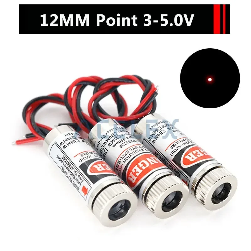 650nm 5MW Đỏ Điểm/Dòng/Đeo Chéo Laser Module Đầu Kính Cường Lực Focusable Tập Trung Điều Chỉnh Laser Diode Đầu công Nghiệp Đẳng Cấp