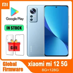 Globalny rom Xiaomi 12 5G globalna wersja smartfona Qualcomm Snapdragon 8 Gen1 6.28 cale 50MP 32MP 2340x1080 Android 67W