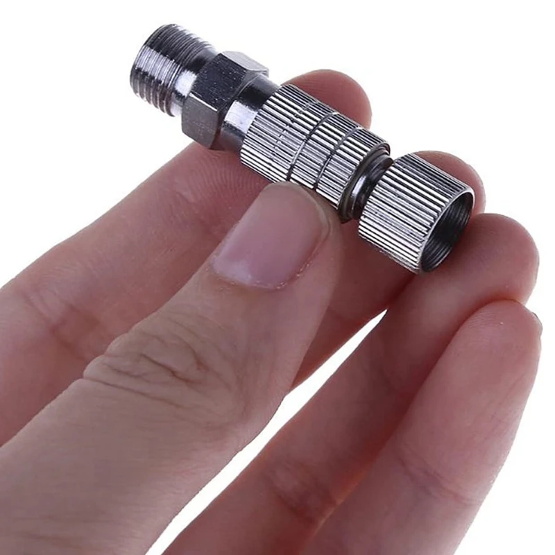 ABRW Airbrush Quick Disconnect Coupler Release Fitting Adapter Kit 5 Pcs 1/8inch Female Connectors 1 Male Adaptor