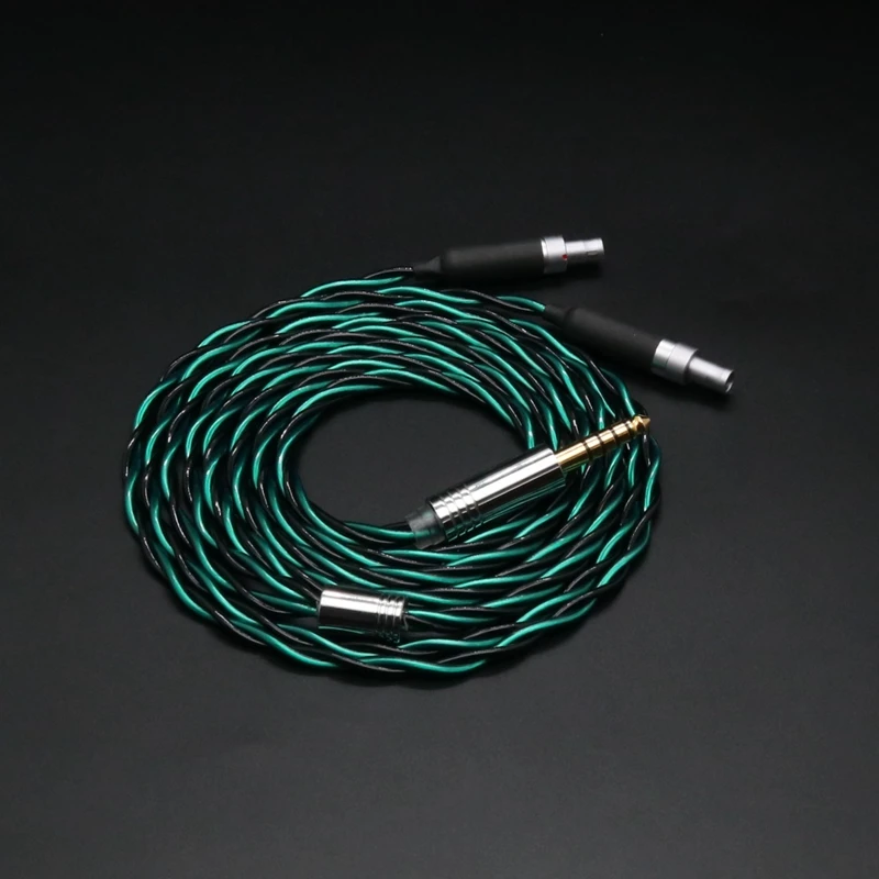 ivipQ-235 HiFI DIY MMCX 4-Core 7N OCC + Silber Palladium Beschichtung Modular Stecker Kopfhörer Kabel, für GK200 IE900 Magic One Nova – Detail 3