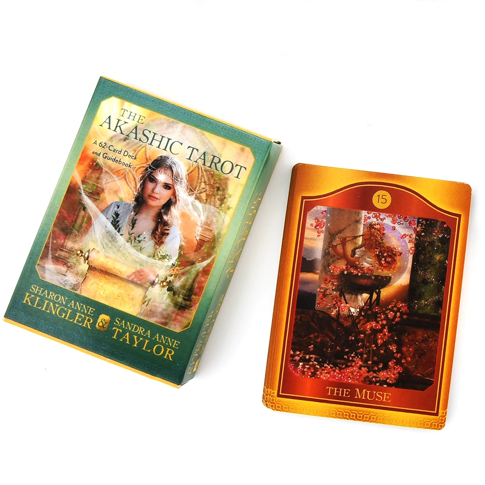 The Akashic Tarot 62 PCS card by Sharon Anne Klingler Fortune Telling Game Divination Tools For All Skill Levels