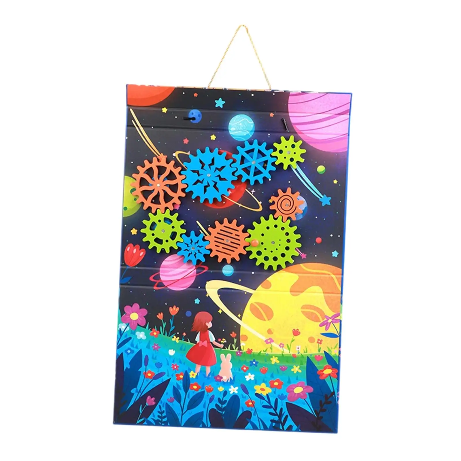 

Rotating Gear Toy Interchangeable Gear for Ages 3 and up Children Girls Boys