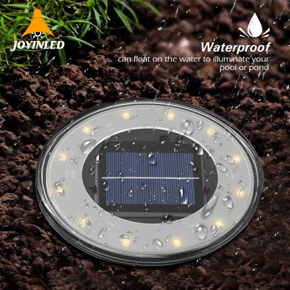 

Solar Underground Light Waterproof Outdoor 12 LED for Villa Park Garden Lawn Driveway Sidewalk Decoration Landscape