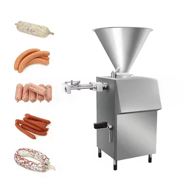 Sausage filling machine, automatic pneumatic sausage filling