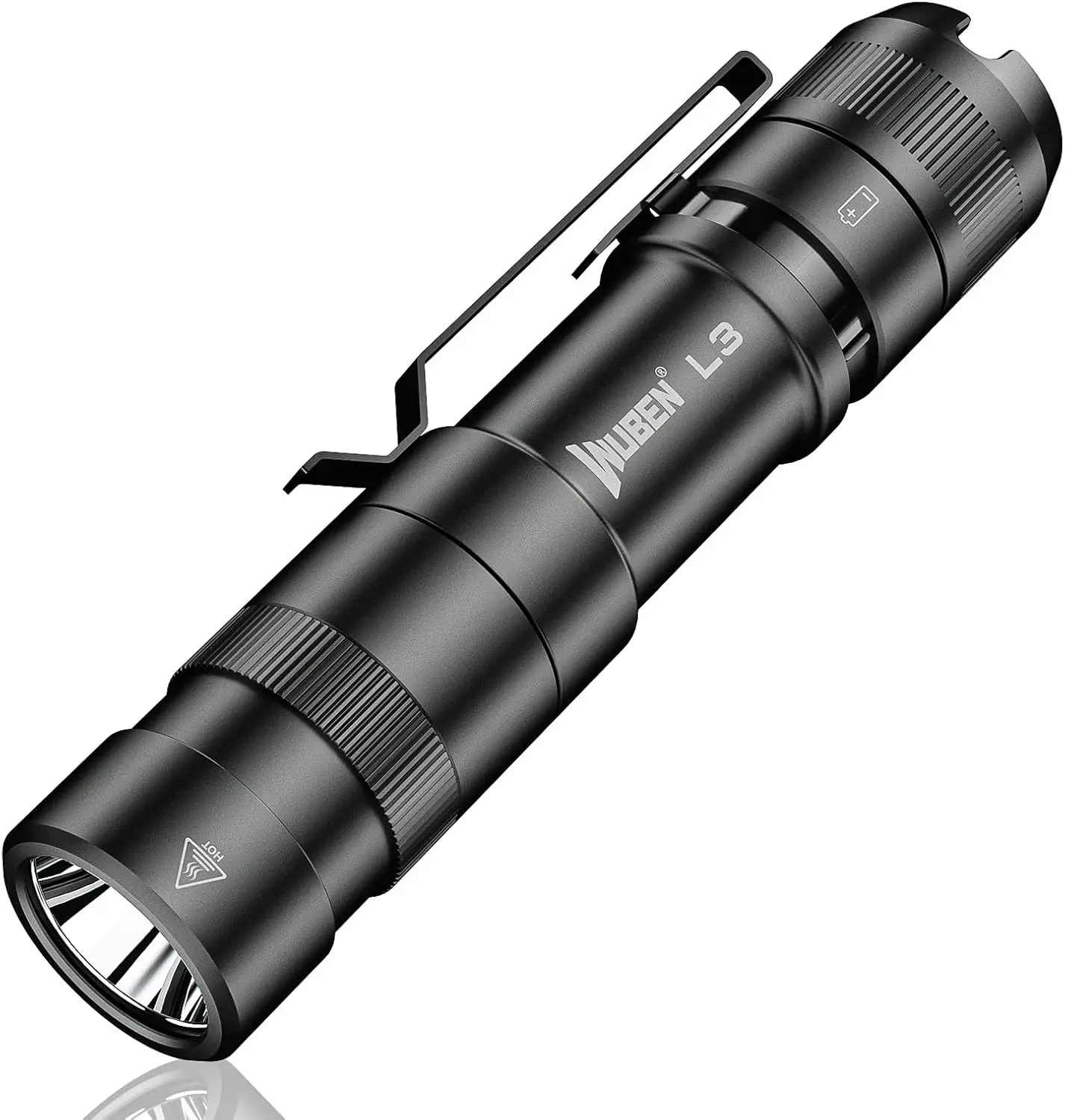 

3000 Lumens Rechargeable Flashlight, USB-C Dual-Way, 6 Modes, IP68 Tactical Outdoor Flashlight for Men