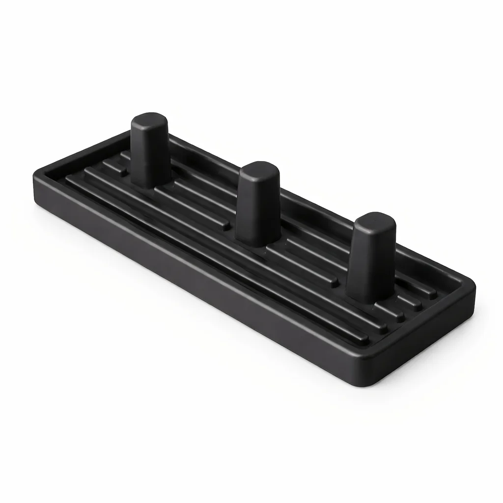 

3-Slot Plastic Toothbrush Holder, Freestanding Bathroom Organizer, Suitable for Oral-B Electric Toothbrush