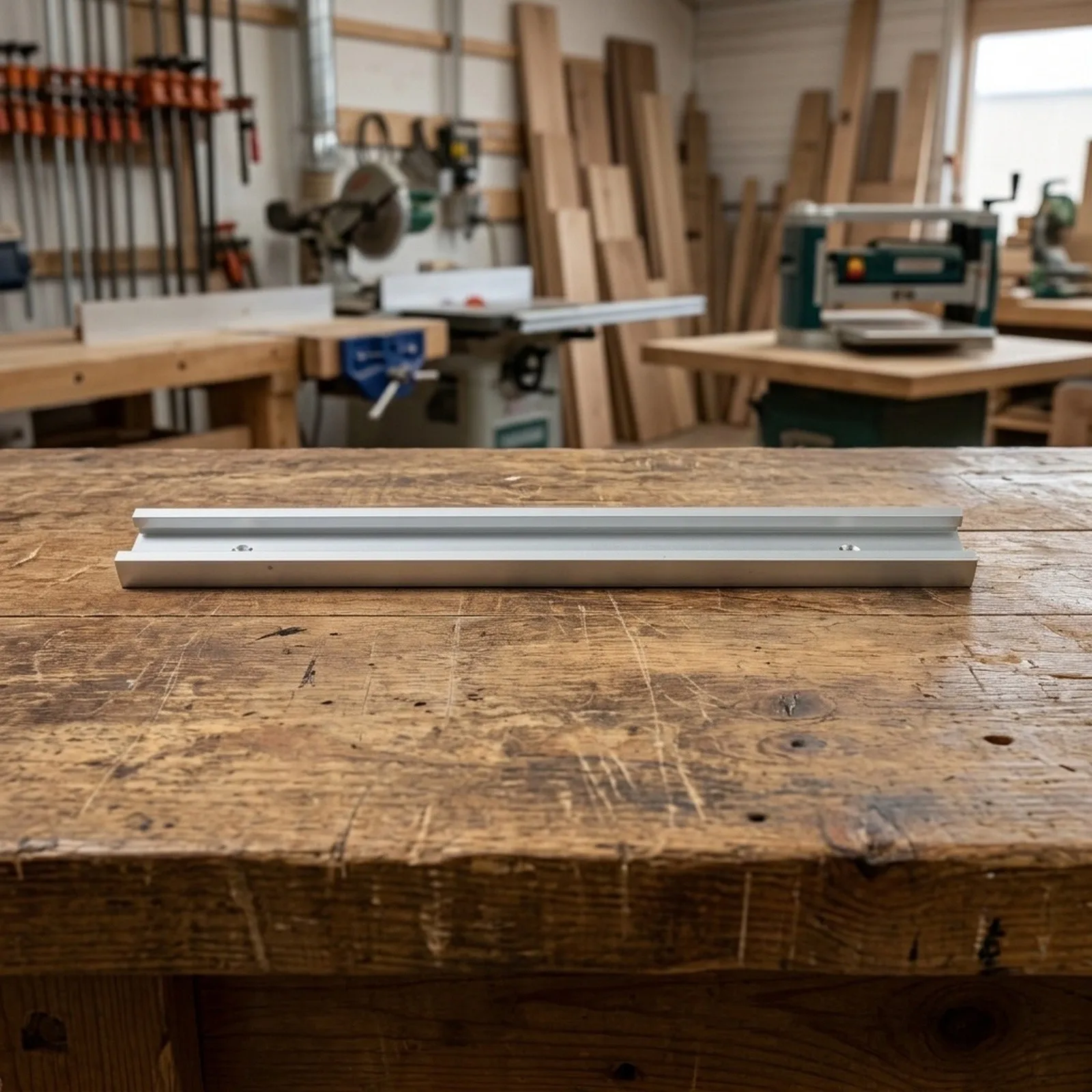 T Slot Track for Woodworking Aluminium Alloy 30mm Width Lengths 300mm 400mm 600mm Designed for Quick Acting Clamps