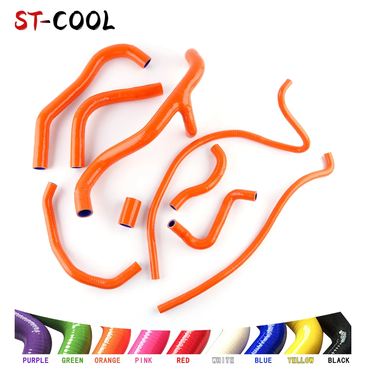 

For 2007-2011 Honda CBR600RR CBR 600 RR 2008 2009 2010 Radiator Silicone Hoses Kit Tubes Piping 9Pcs 10 Colors