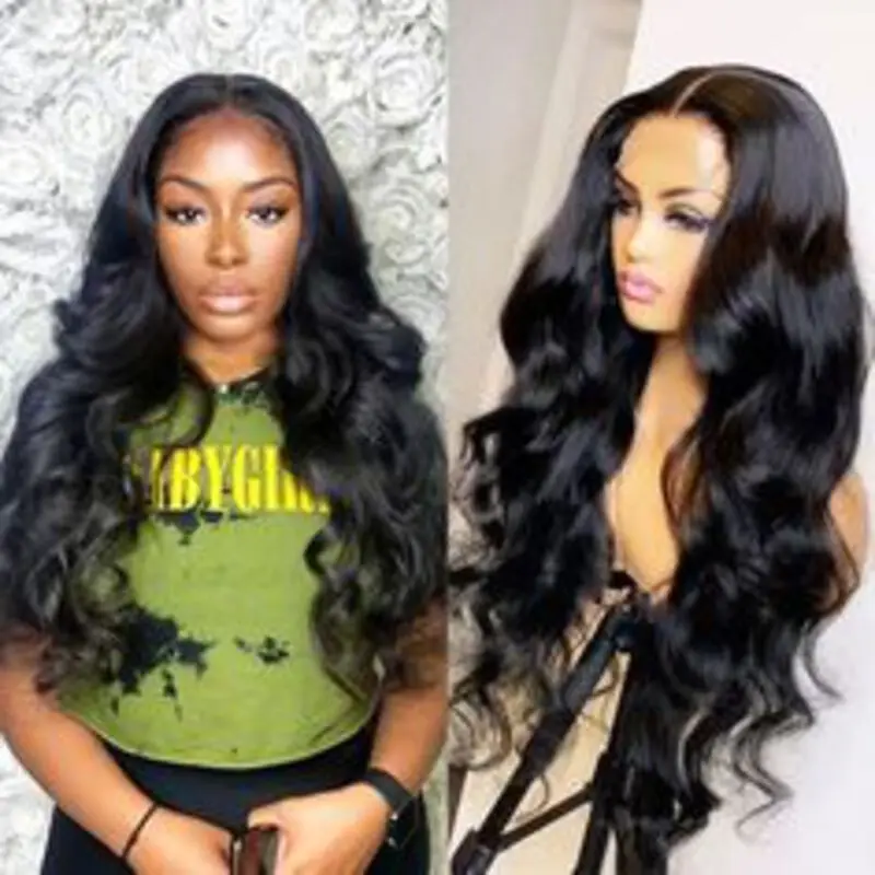 13x6 Hd Lace Frontal Wig Body Wave 250 Density Human Hair Wig 40 46 50 Inch Loose Water Wave Lace Front Wig Preplucked For Women