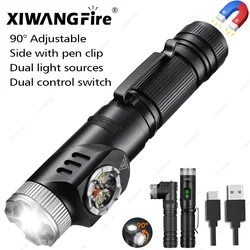 F301X Led Flashlight 90° Adjustable High Lumens Olight USB Rechargeable EDC Outdoor Tool Tactical Camping Emergency Lamp