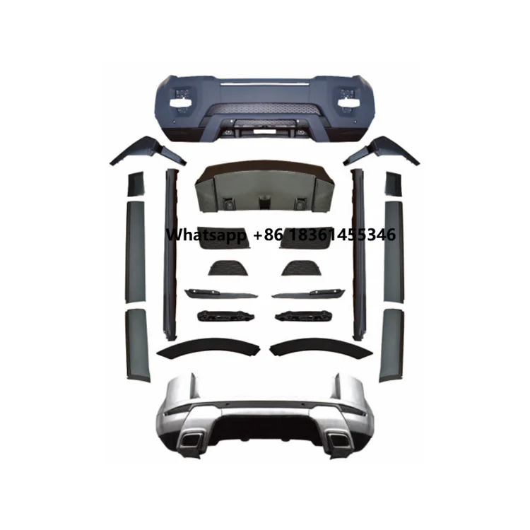 

Factory Sales Sport Body Kits Front Rear Bumper Side Skirts Body Kit For Range Rover Evoque 2010-2015