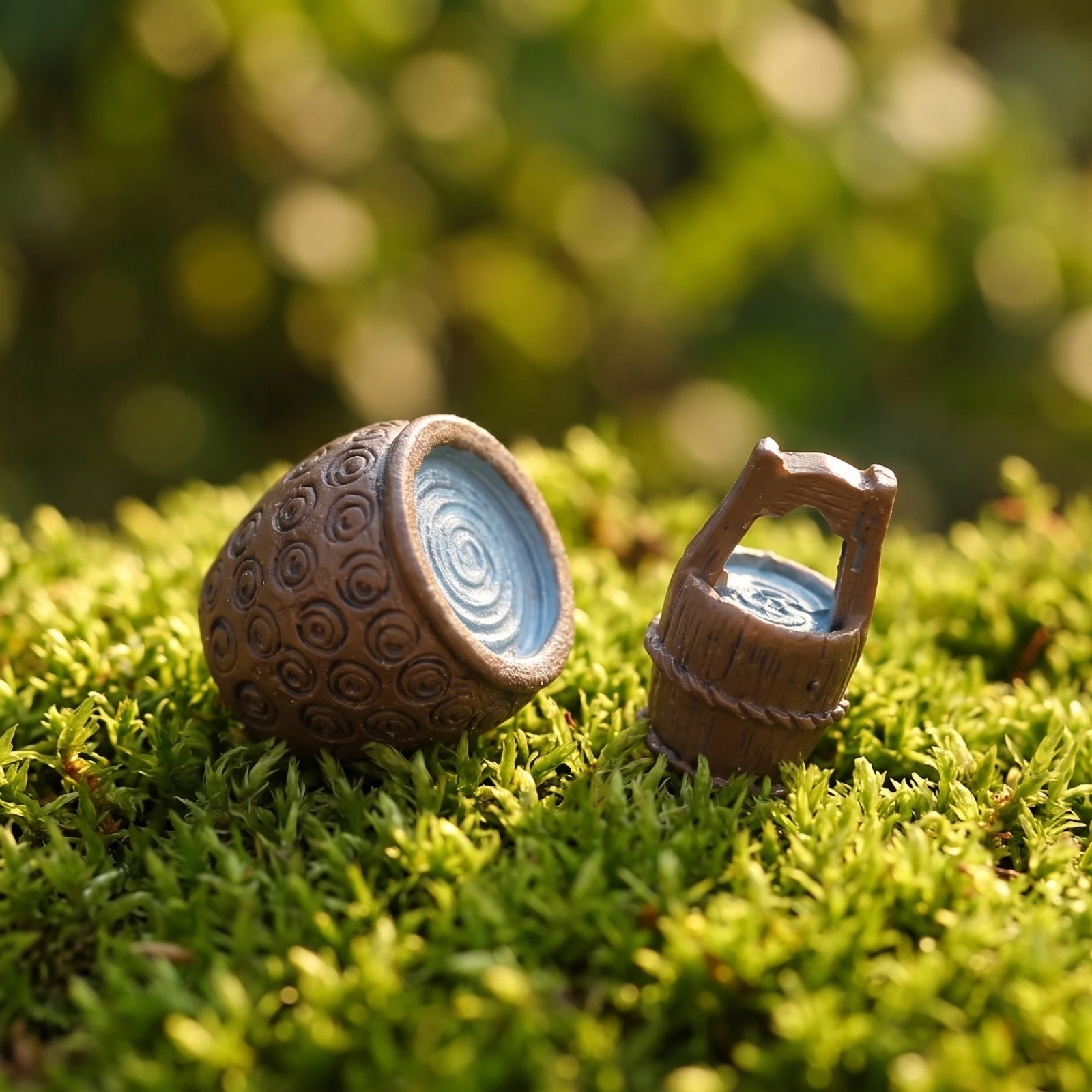 Micro Landscape Ornament Hand-Painted Terrarium Accessory Miniature Garden Ornament Small Rockery Decor Realistic for Hobbyists