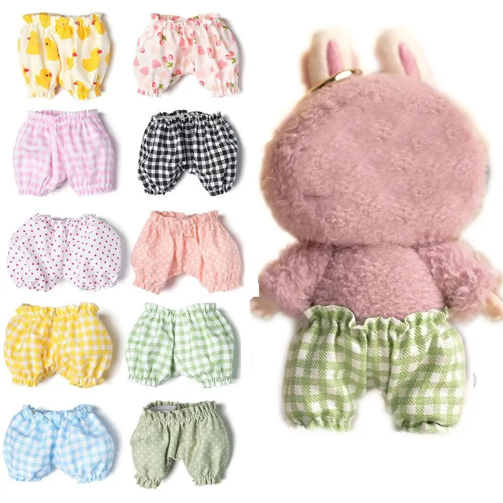 Labubu Time To Chill Filled Labubu Shorts For Macaron Cos Gift Mini Pants Handmade Labubu Doll Clothes for 17cm Labubu Doll