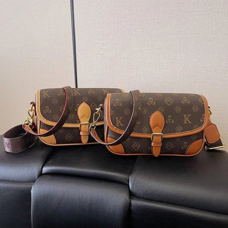 

Unique Leisure Business Casual Simple Vintage Bag Trendy Design Crossbody Handbag For Women With Letter Logo
