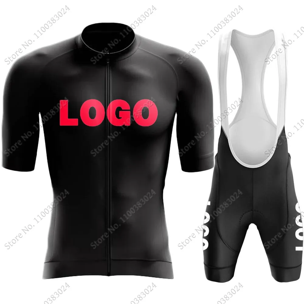 White Black Factory Custom 2024 DIY Cycling Jersey Set Cycling Clothing Road Bike Shirts Suit Bicycle Bib Shorts MTB Wear Ropa