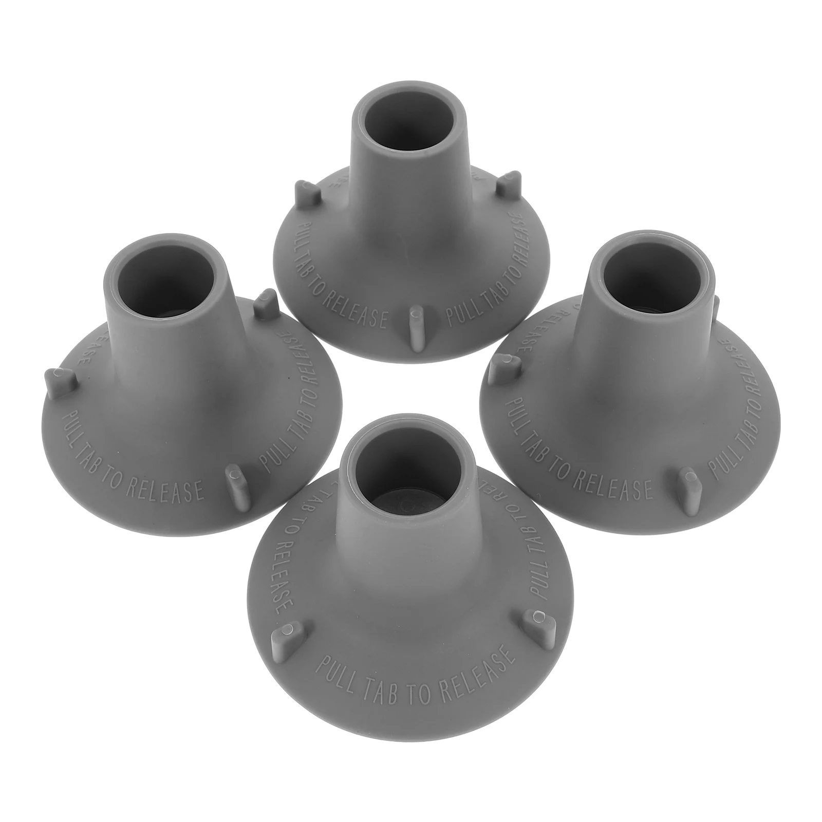 

4pcs Chair Foot Pads Tpr Anti Slip Bath Shower Chair Rubber Feet Leg Covers Rubber Feet Protectors Furniture Parts