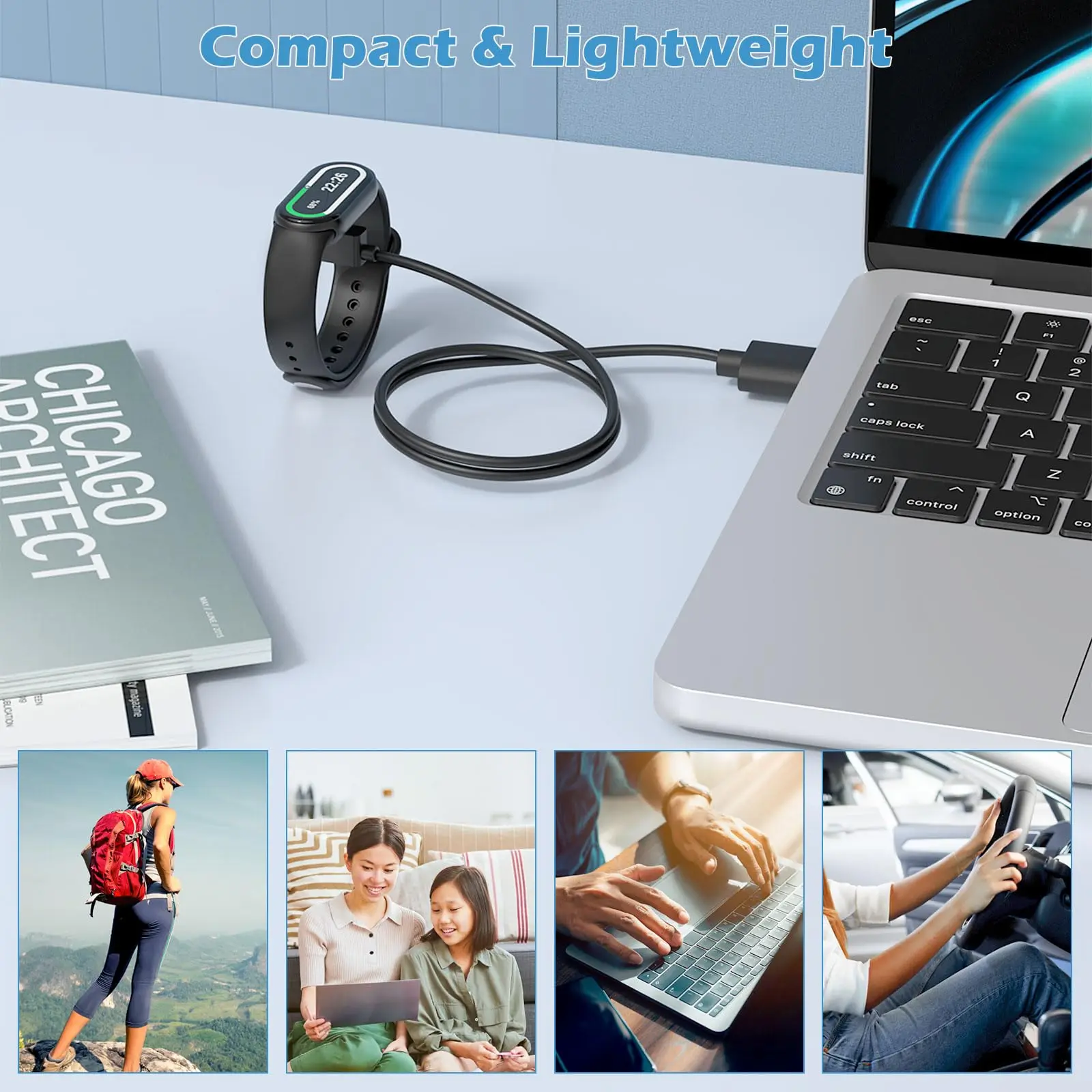 Magnetisches Ladekabel für Xiaomi Smart Band 8 9 10 2 Pro Active NFC für Redmi Watch 6 5 4 3 Active Universelles USB-Ladekabel – Detail 7
