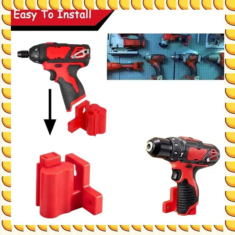 BAAU Machine Storage Holder For  M12 Battery Tool Mount Hanger Shelf Rack Electric Agrinder Drill Power Tools 5PCS Dura
