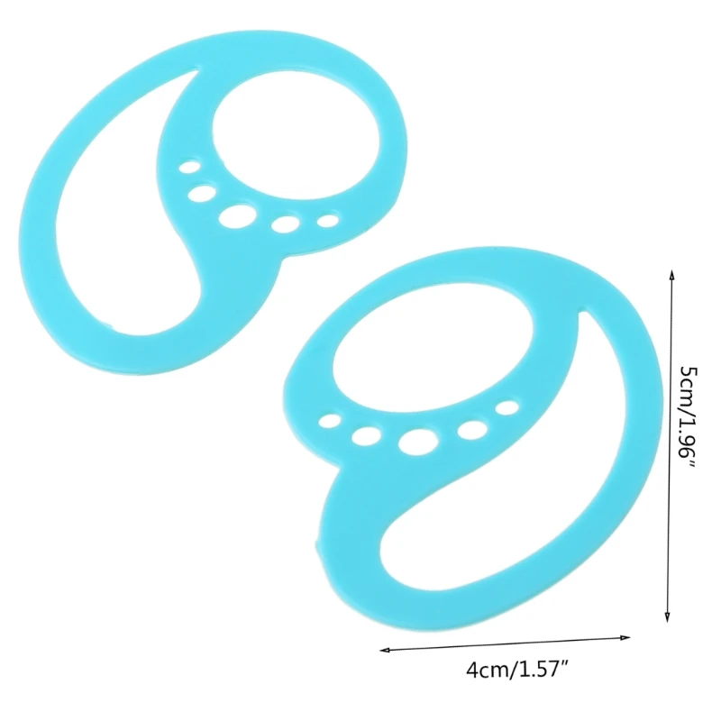 Protector tapones para los oídos, cubiertas silicona para auriculares, repuesto almohadillas para los oídos, 2 uds.