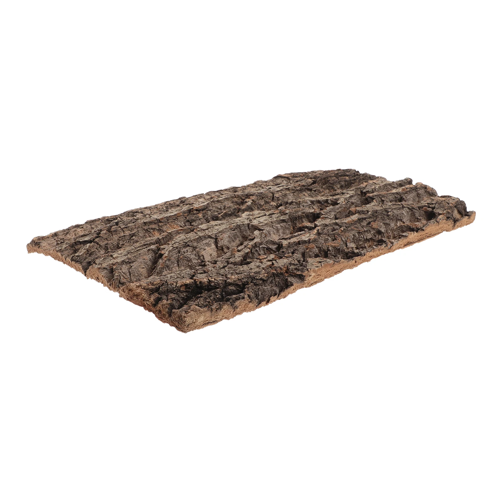 

Natural Tree Bark Decorative Board for Reptile Terrarium Fish Tank Background Leopard Gecko Habitat Climbing Branch Hideout Wall