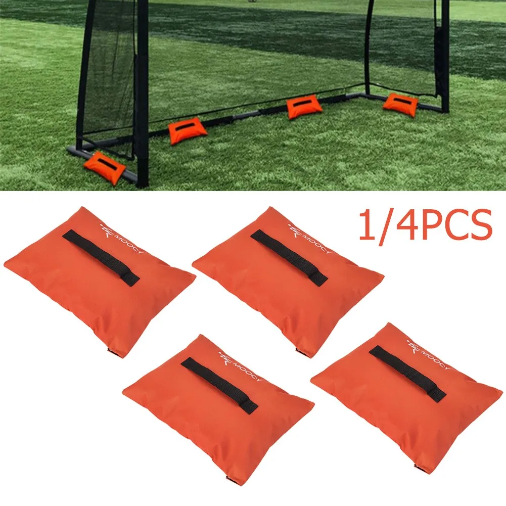 Convenient transport with sturdy plastic handle Sports Sand Bags Football Training Net Down Precision Goal Frame Weight Sandbags