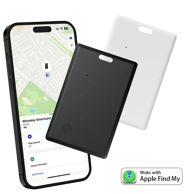 محفظة بطاقة airtag تتبع موقع نظام تحديد المواقع علامة ذكية مضادة للخسارة لهاتف Apple Find My Bluetooth Device Finder Kids Elderly Key