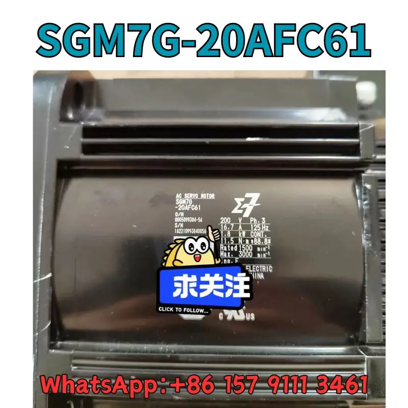 

Used Motor SGM7G-20AFC61 Test OK Fast Shipping