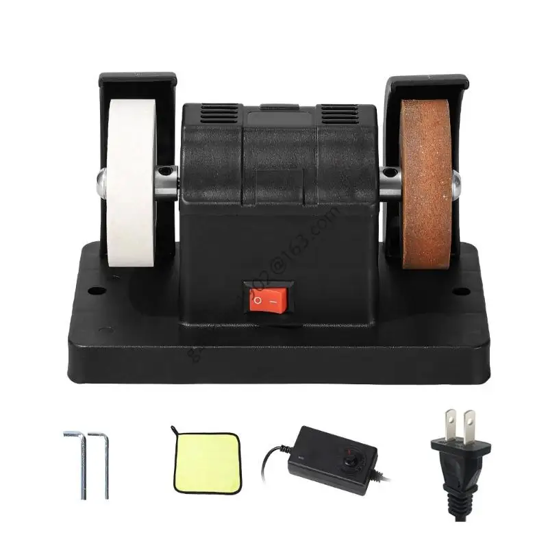 

Небольшой шлифовальный станок, настольный двойной шлифовальный круг толщиной, бытовой небольшой электрический шлифовальный и