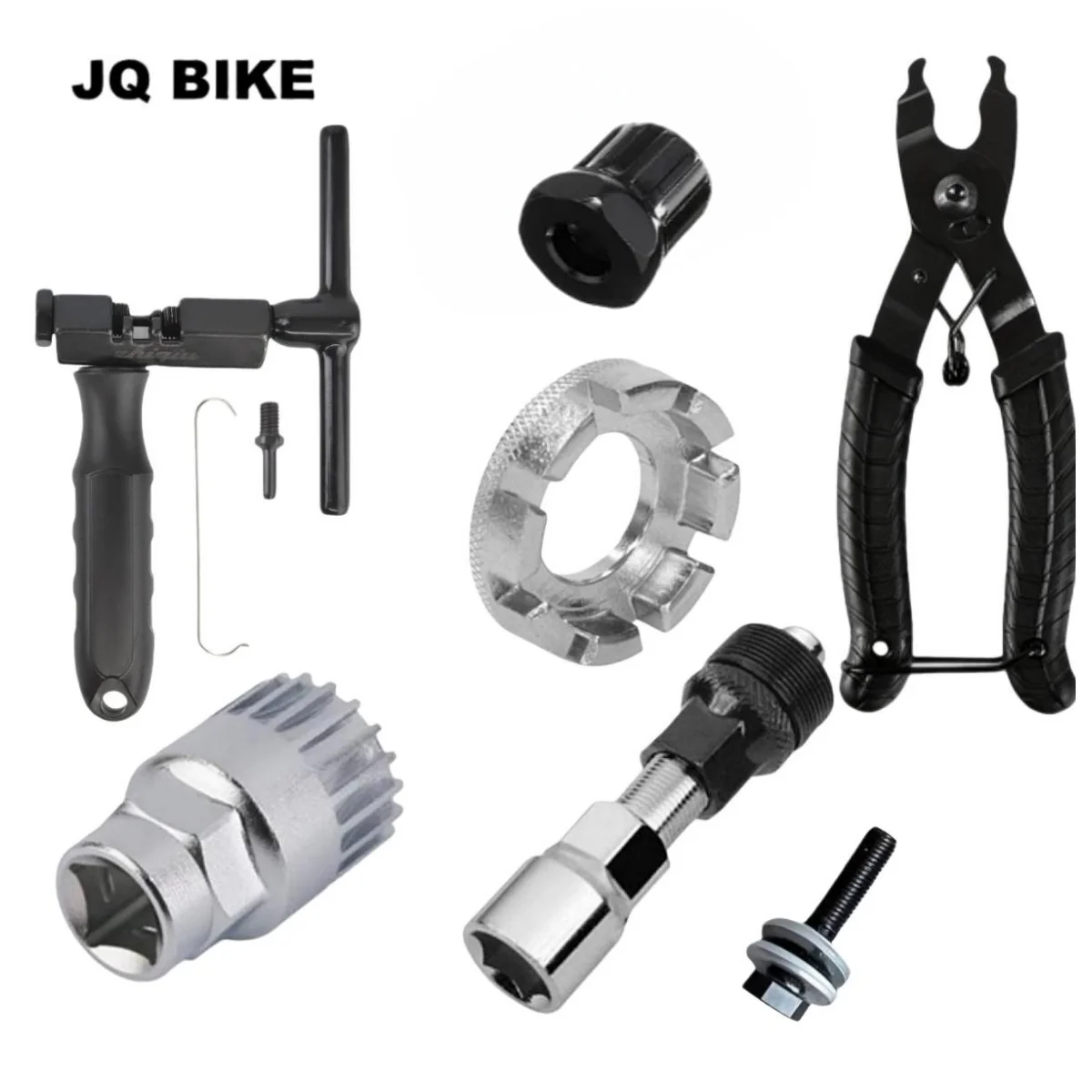 

Bike Chain Repair Tools Set(7 in 1), Including Bike Chain Breaker,Bike Link Plier & Chain Checker,for Mountain & Rode Bike