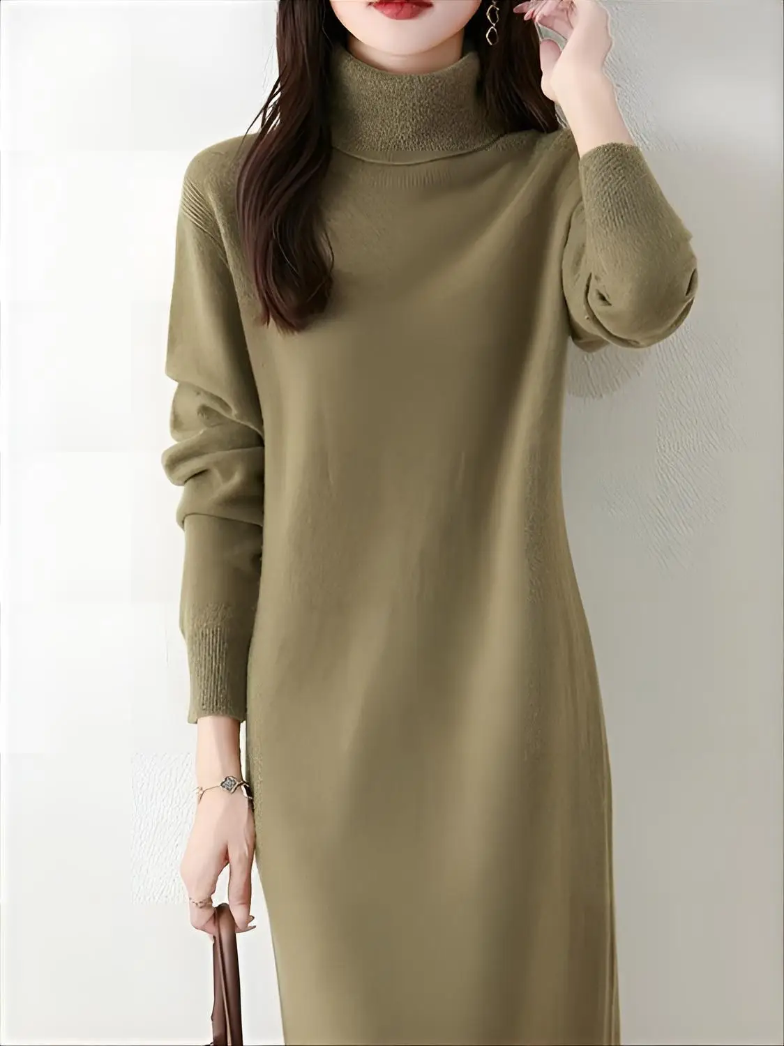 

Knee Length Pullover Long Sweaters Jumpers Women Asymmetric Checkered Fall Morning Teenager Athleisure Fitted Pineapple Chunky