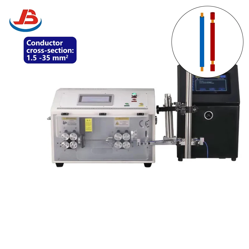 Continuous Inkjet Printer Cable Marking Printer Wire Printing Machine  Cable and Wire Cutting and Stripping Machine