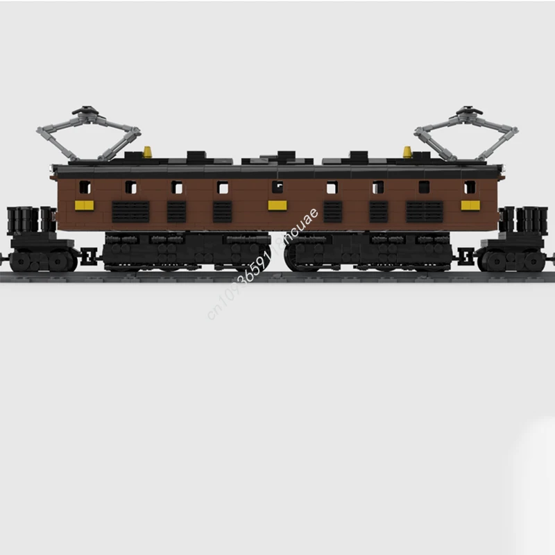 1182 Uds. MOC JNR EF57 tren RC modelo bloques de construcción niños juguetes artesanales de ladrillos arquitectura cumpleaños regalos de navidad