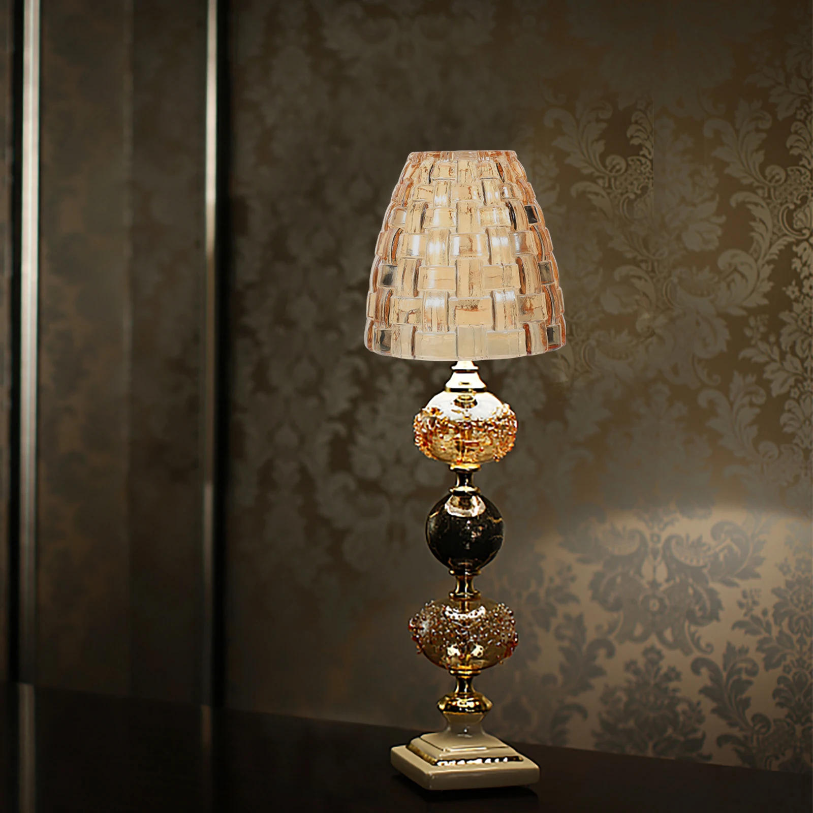 

Glass Lamp Shade Decorative Lampshade For Desk Night Light Holder, Small Table Lamp Cover Home Glassshade