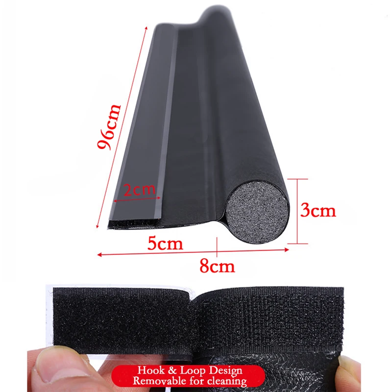 Door Bottom Seal Strip Door Draft Stopper Weather Stripping Draft Blocker Insulator Weatherstrip House Acoustic Foam Dustproof