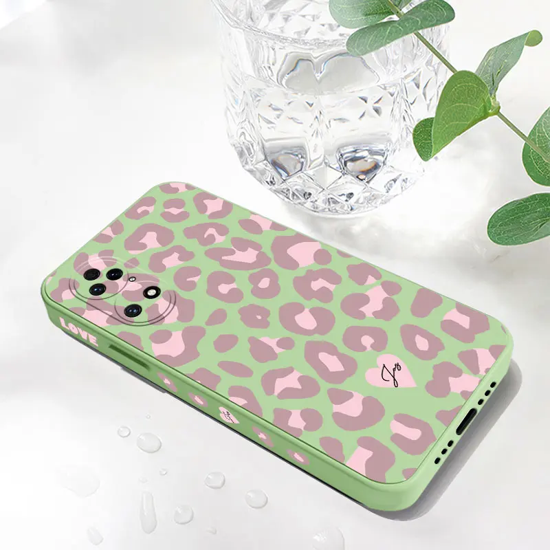 Funda de teléfono con estampado de leopardo de Color para Huawei, P50, P40, P30, P20, Nova 10, 10SE, 9, 9SE, Mate 40, 30, 20 Pro, Lite, P Smart,