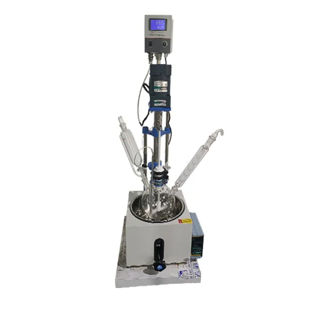 

5L Laboratory Single Layer Chemical Stirred Heated Glass Reactor
