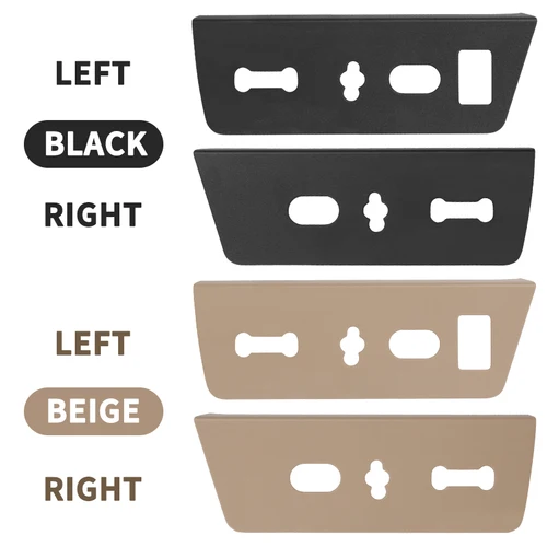 Imagen 2 del producto Panel de bisel embellecedor de carcasa de interruptor de asiento eléctrico delantero izquierdo derecho para Ford F150 2009 2010 2011 2012 2013 2014 9L3Z-14A706-MA