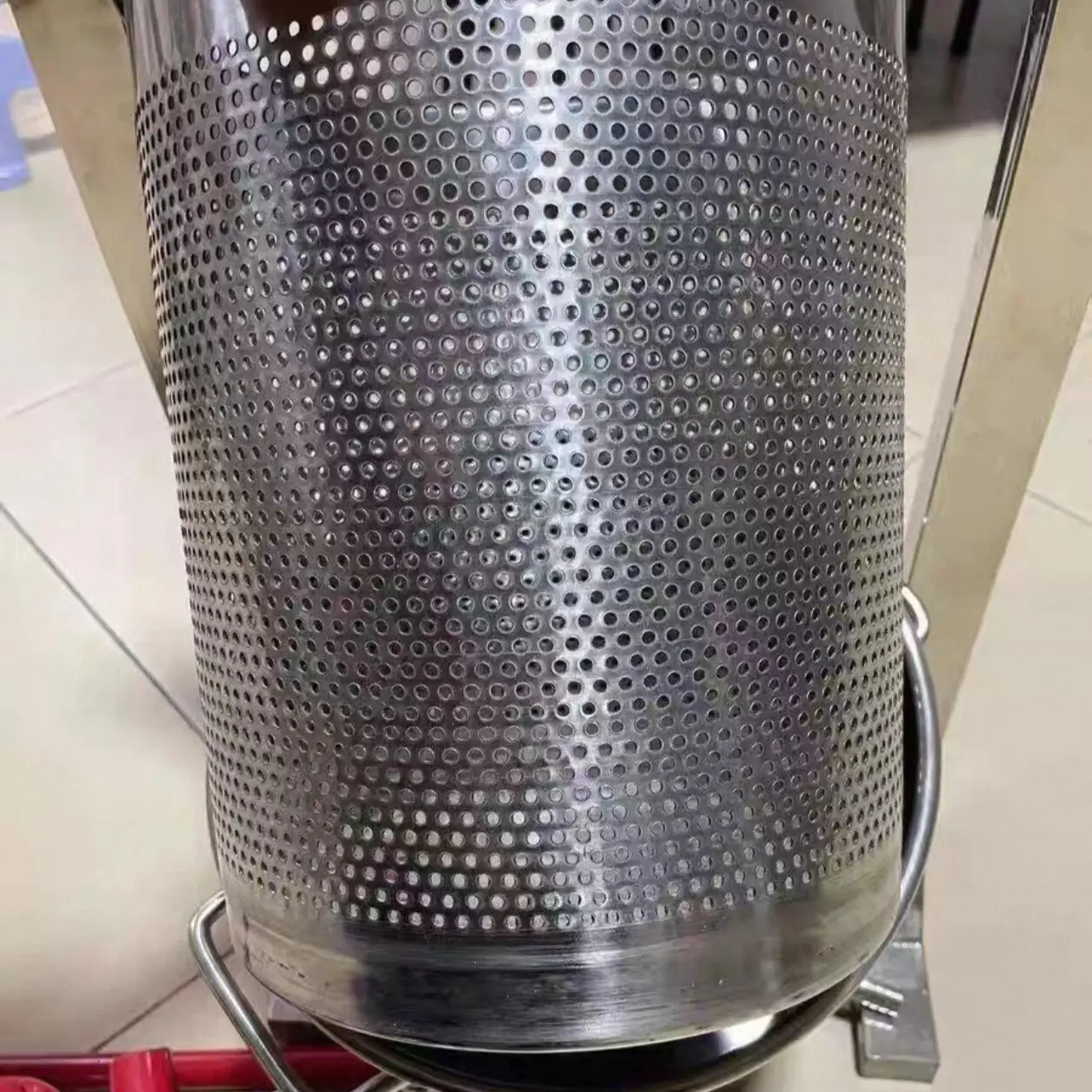36L Manual Hydraulic Fruit Squeezer Stainless Steel Small Honey Grape Blueberry Mulberry Apple Presser Juicerrape Pulp Juicer