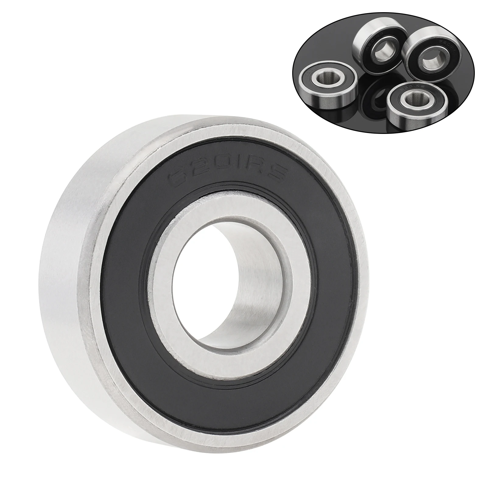 6201-2rs Oil Free Deep Groove Ball Bearing Construction Machinery Hospital Utensils Bearings